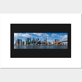 A panoramic view of Manhattan, New York taken from Dumbo Posters and Art